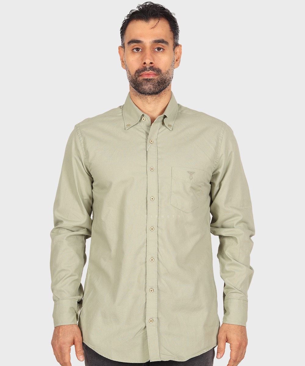 قهوه ای ذغالی سورمه ای لجنی مشکی سبز سفید آبی روشن پیراهن آستین بلند کلاسیک 3990  - تصویر 5