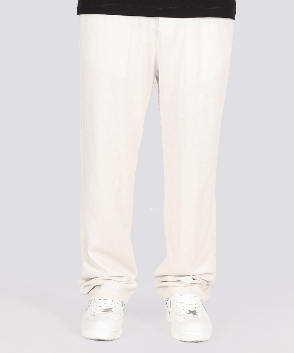 شلوار لینن مردانه استخوانی و راسته 0129