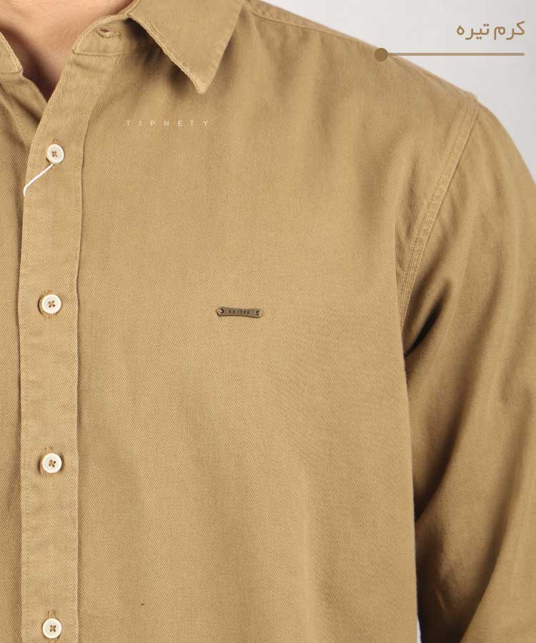                                                                                                                                                                                                                                                                                                                               پیراهن آستین بلند فیت 5220 زیتونی استخوانی صدری طوسی نفتی یشمی کرم تیره پاییزه پیراهن 5220  - تصویر 10