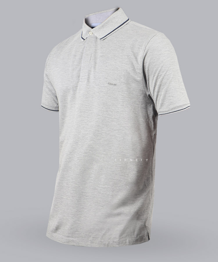 تیشرت یقه دار ساده مردانه 2842