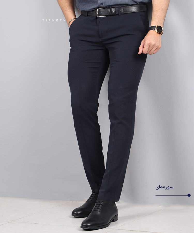           تیره               تیره               تیره               تیره               تیره     طوسی سورمه ای سبز مشکی طوسی تیره کرم شلوار پارچه ای فیت 3001  - تصویر 3