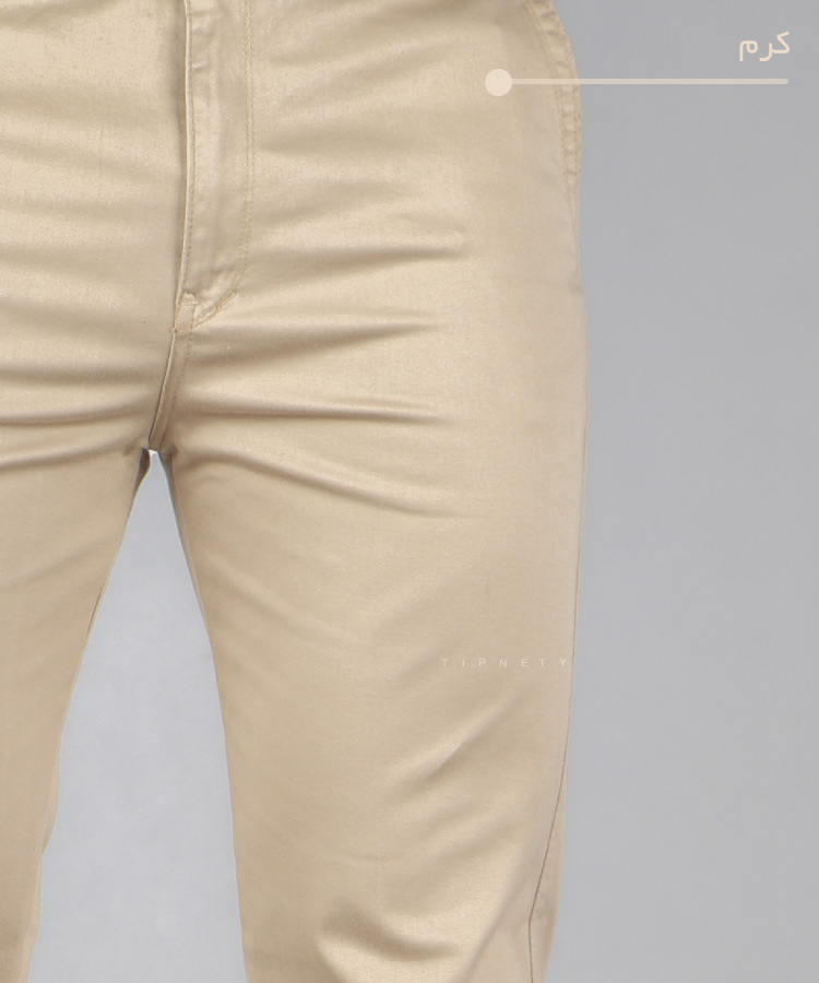                                                                                                                 زیتونی نوک مدادی طوسی روشن سورمه ای کرم مشکی شلوار کتان راسته 0247  - تصویر 6