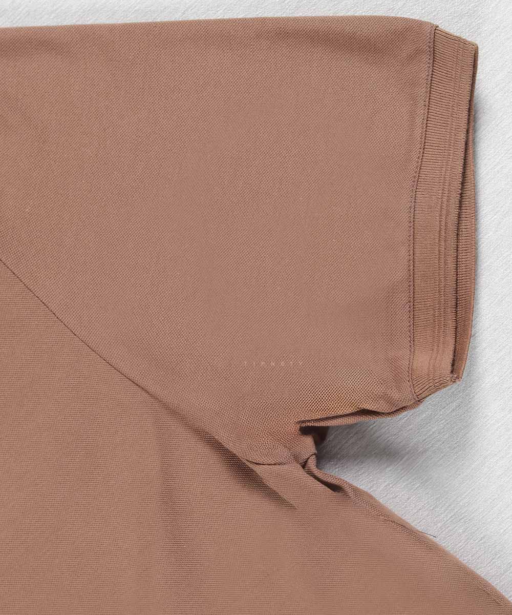 مشکی زیتونی   روشن قهوه ای بنفش سورمه ای ملانژ سفید آبی قرمز تیشرت یقه دار 0555  - تصویر 19