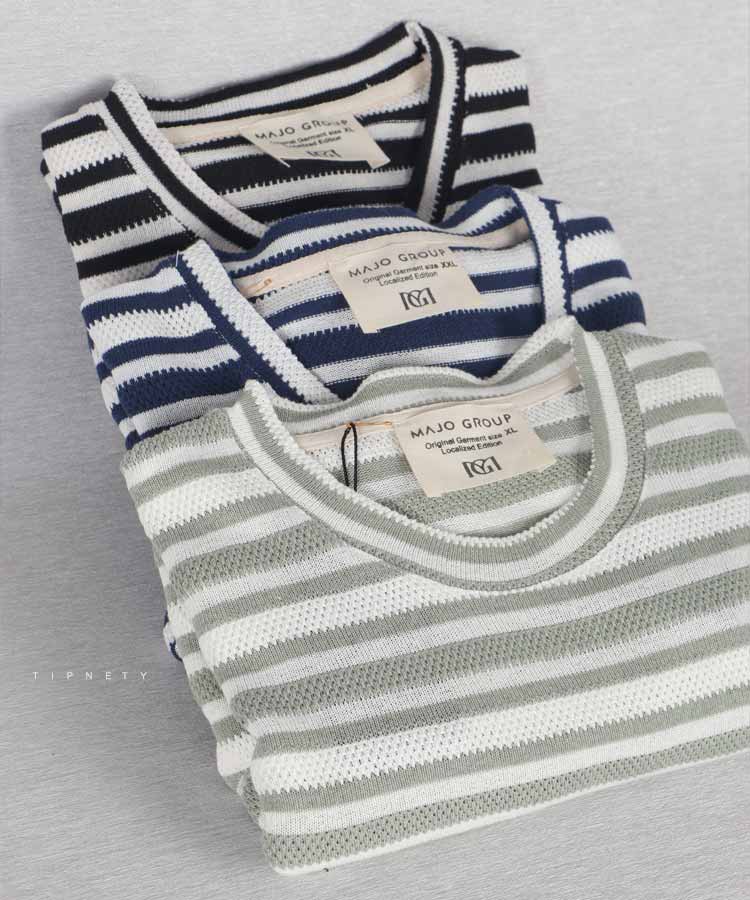                                                                       لجنی مشکی سورمه ای نسکافه ای تیشرت لش 3540  - تصویر 9