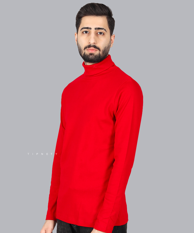 یقه اسکی مردانه ساده 6184