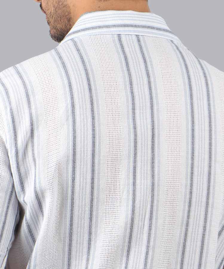                                     آبی روشن پیراهن یقه انگلیسی 1258  - تصویر 7