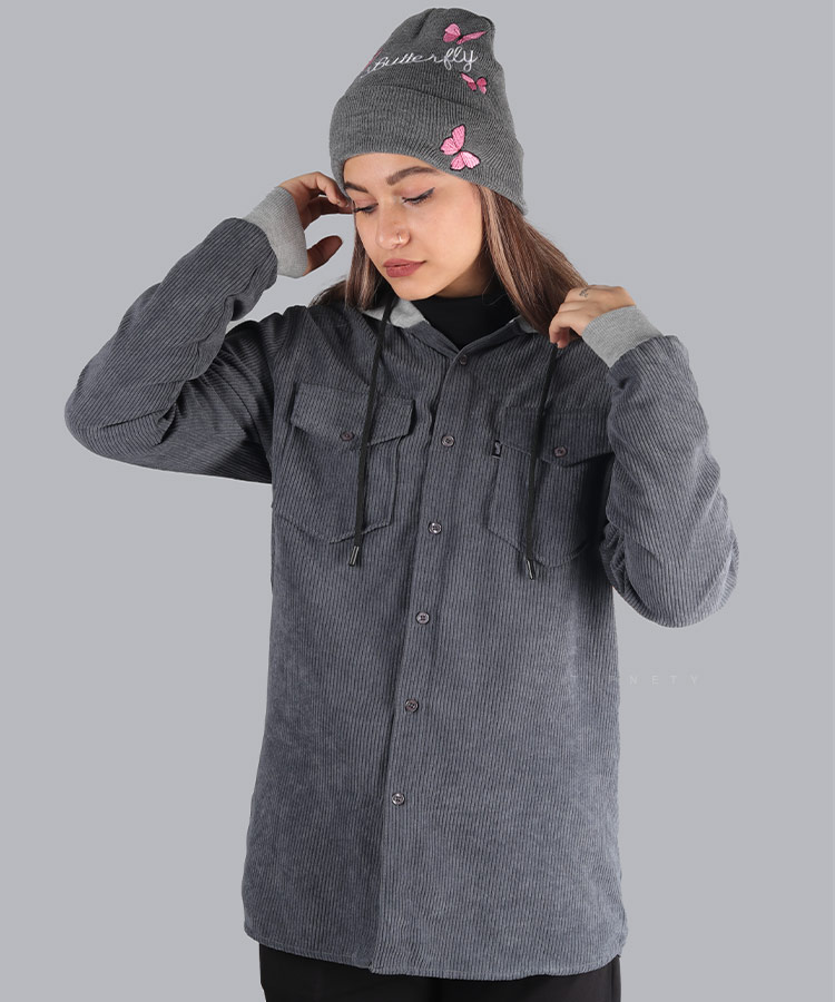                                                                                                                                                                                                                                                                                                                                 شتری دودی طوسی خردلی سبز زیتونی سورمه ای مشکی کرم پاییزه سویشرت 2460  - تصویر 16