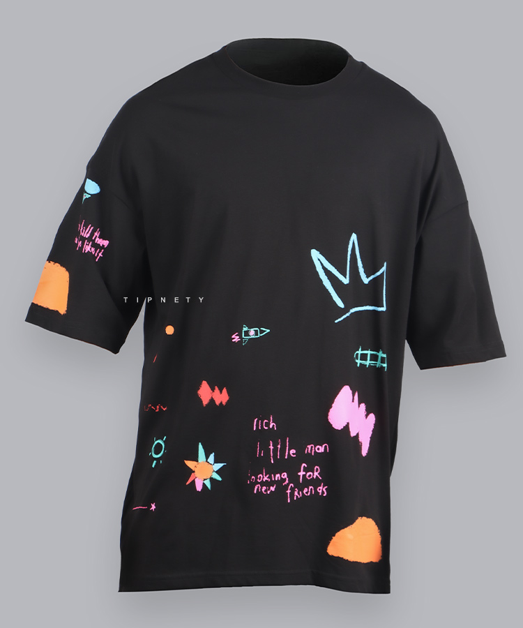 تیشرت لش طرح دار 1161