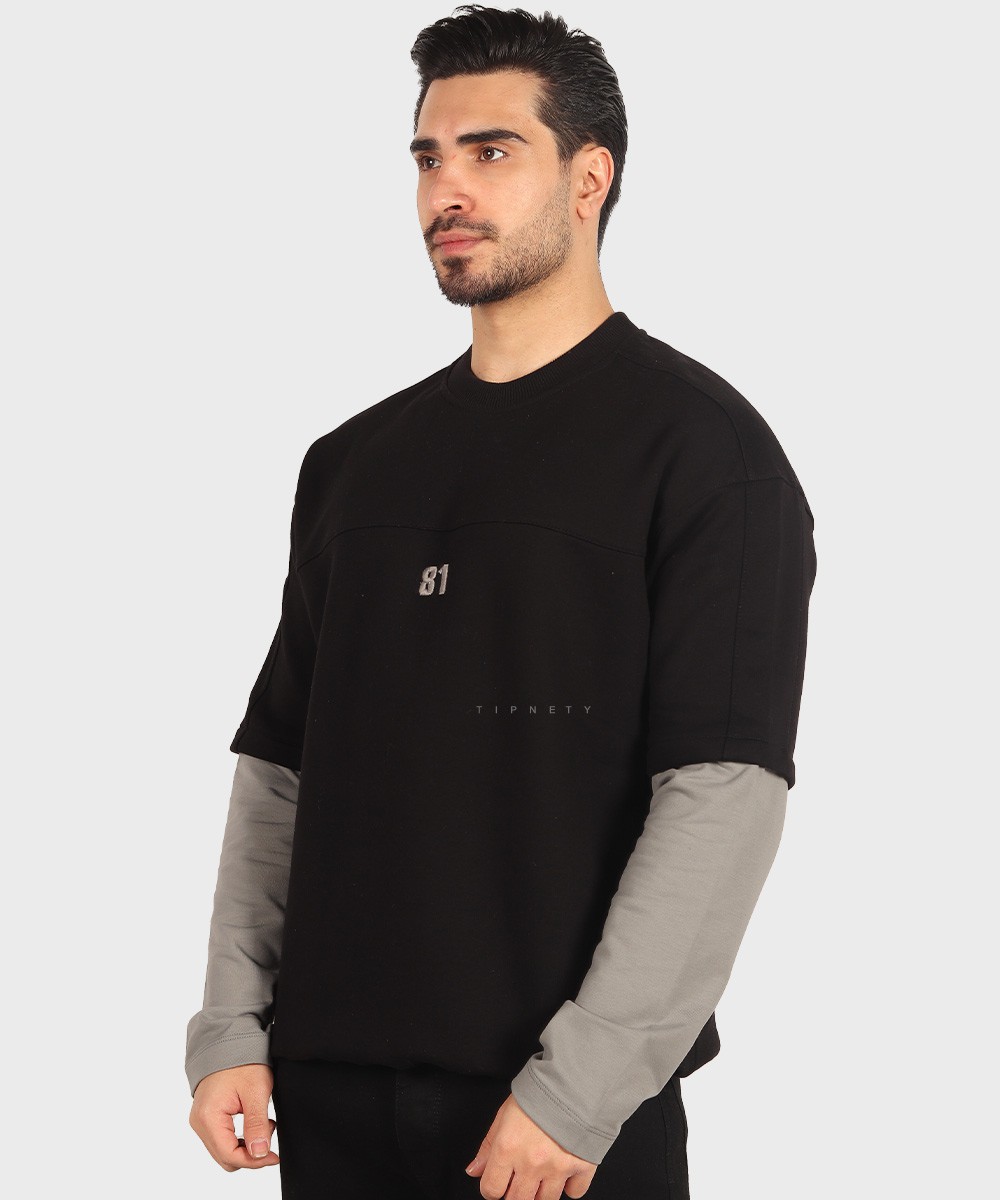     مشکی پاییزه پلیور 1771  - تصویر 3