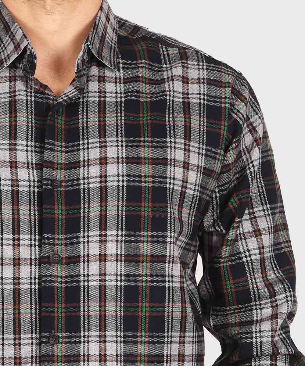         سورمه ای پاییزه پیراهن 0161  - تصویر 3