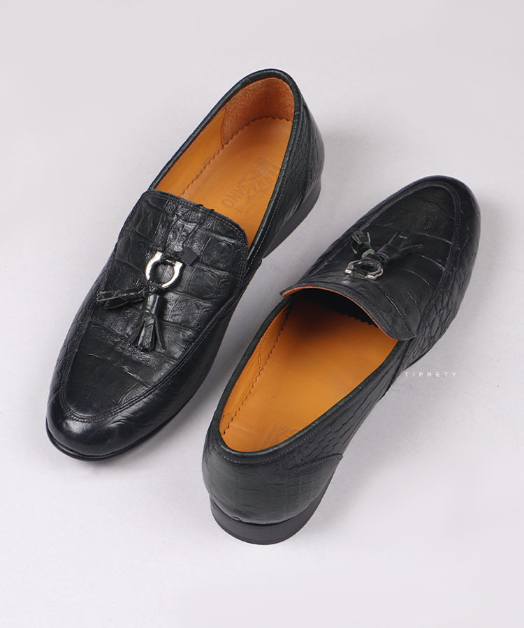               مشکی عسلی کفش کالج 0122  - تصویر 5