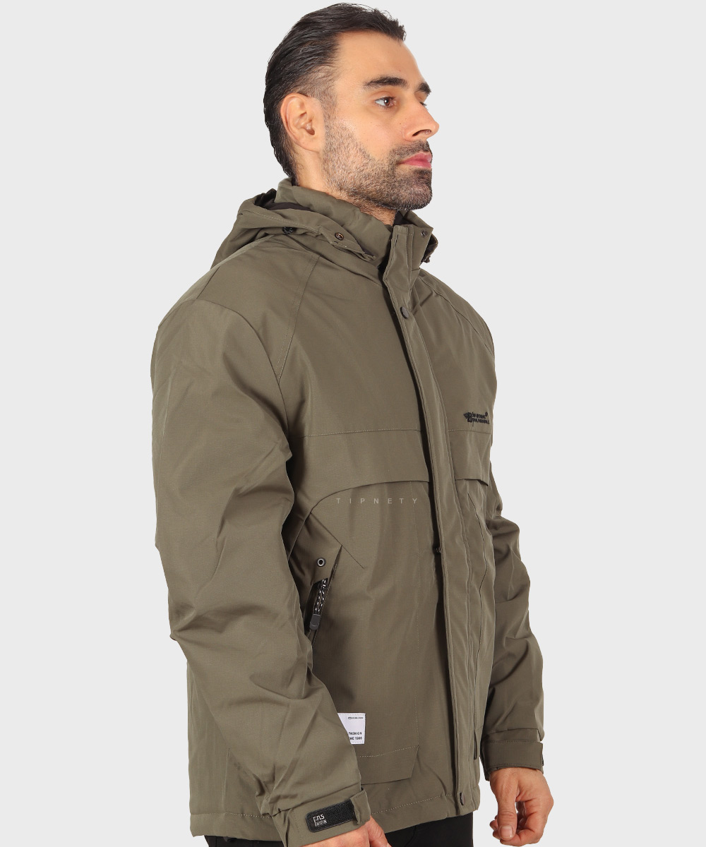           سبز استخوانی مشکی فسفری زمستانه کاپشن 7301  - تصویر 23