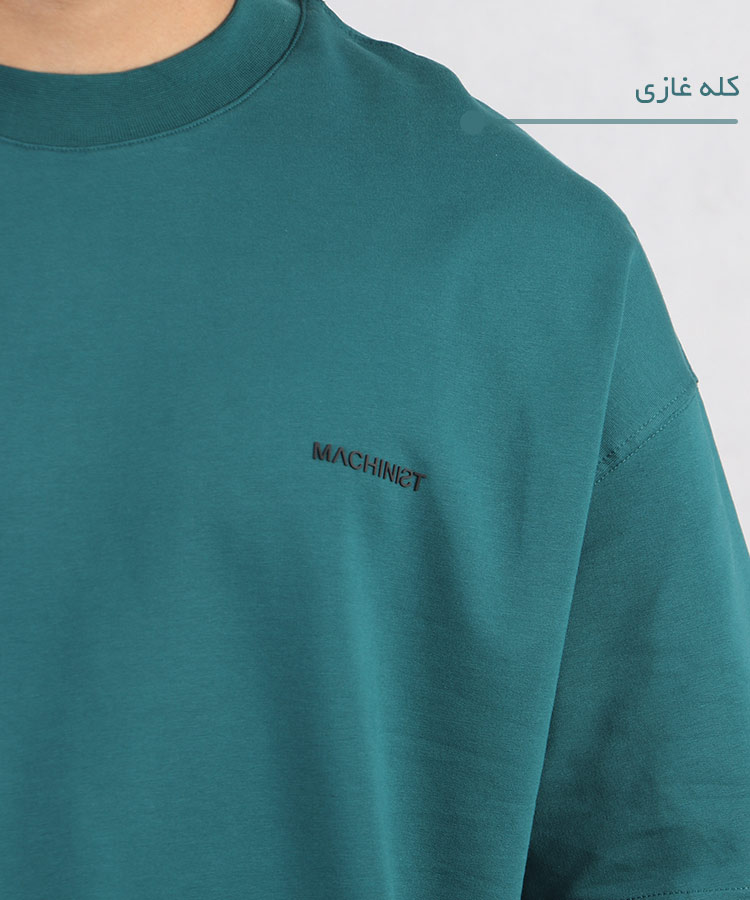                                                                                                                                                                                                                                                                                                                                                                                                                                 سفید مشکی سبز نفتی پرتقالی نوک مدادی بنفش کاربنی کله غازی سورمه ای قهوه ای آبی کالباسی کرم استخوانی تیشرت لش 1780  - تصویر 5