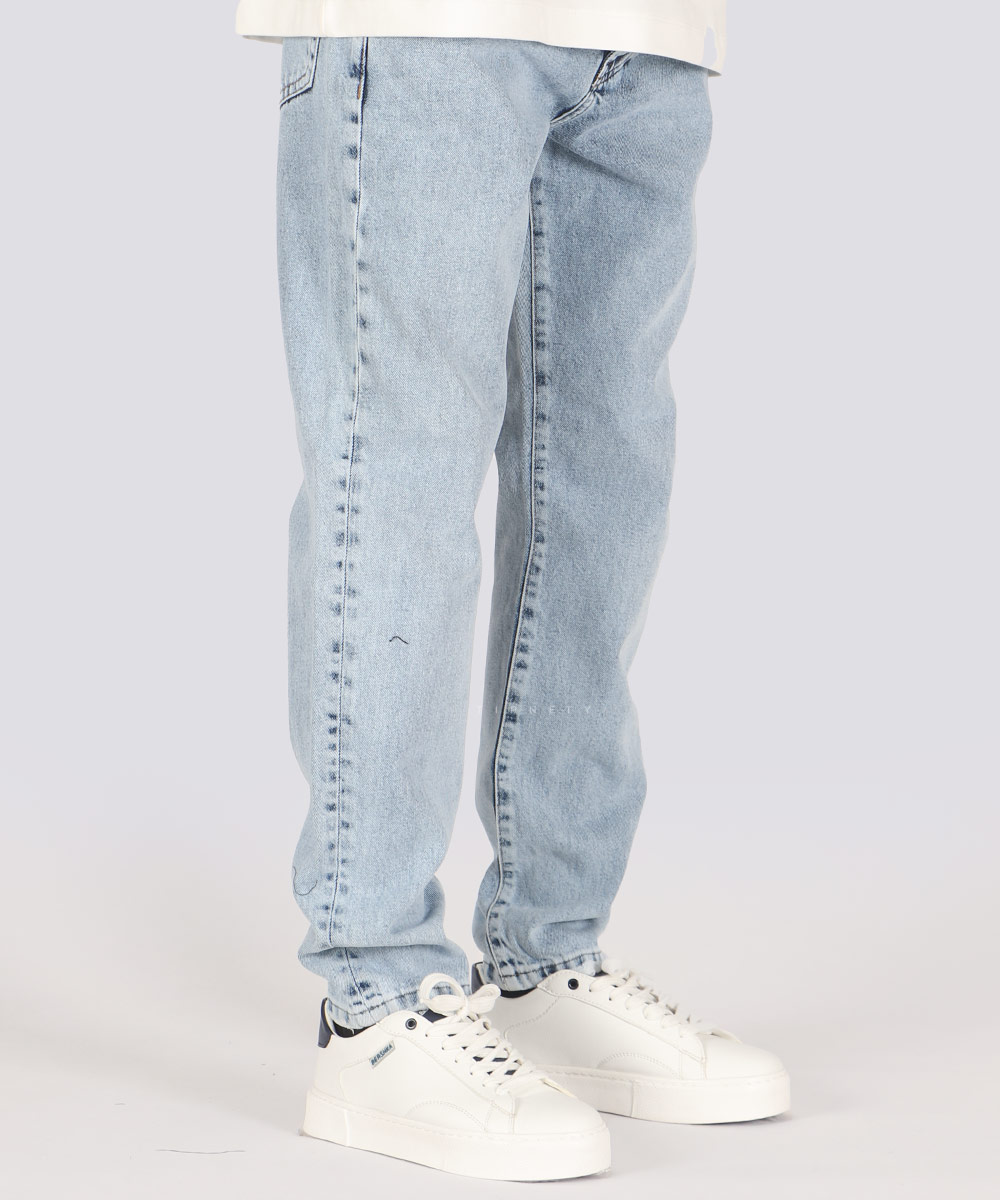                                         مشکی تینت سورمه ای دودی آبی یخی شلوار جین مام فیت 3932  - تصویر 5