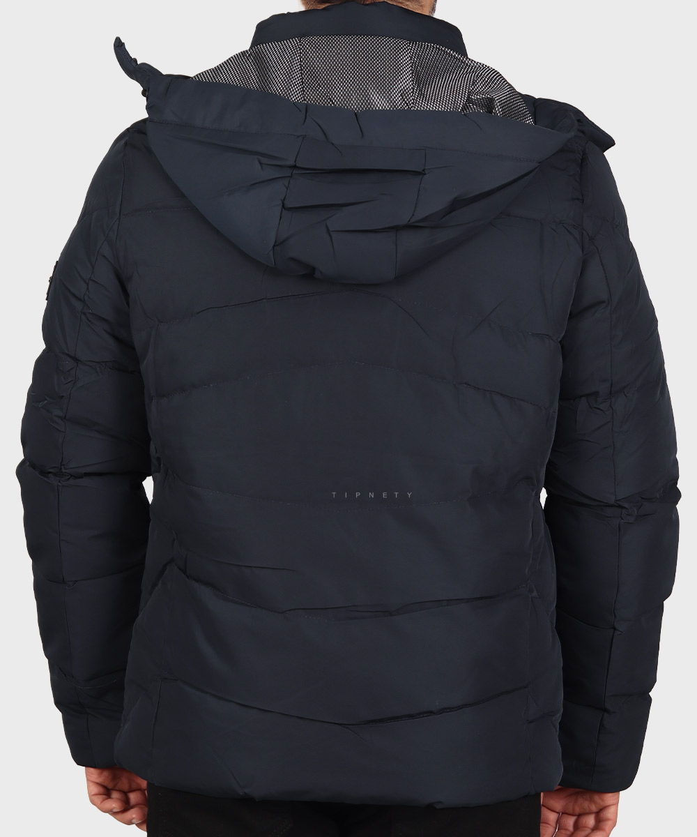                 سورمه ای سبز مشکی زمستانه کاپشن 7059  - تصویر 15