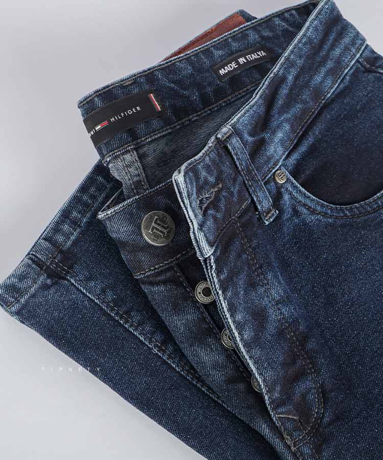 شلوار جین اسلیم مردانه ساده 3649