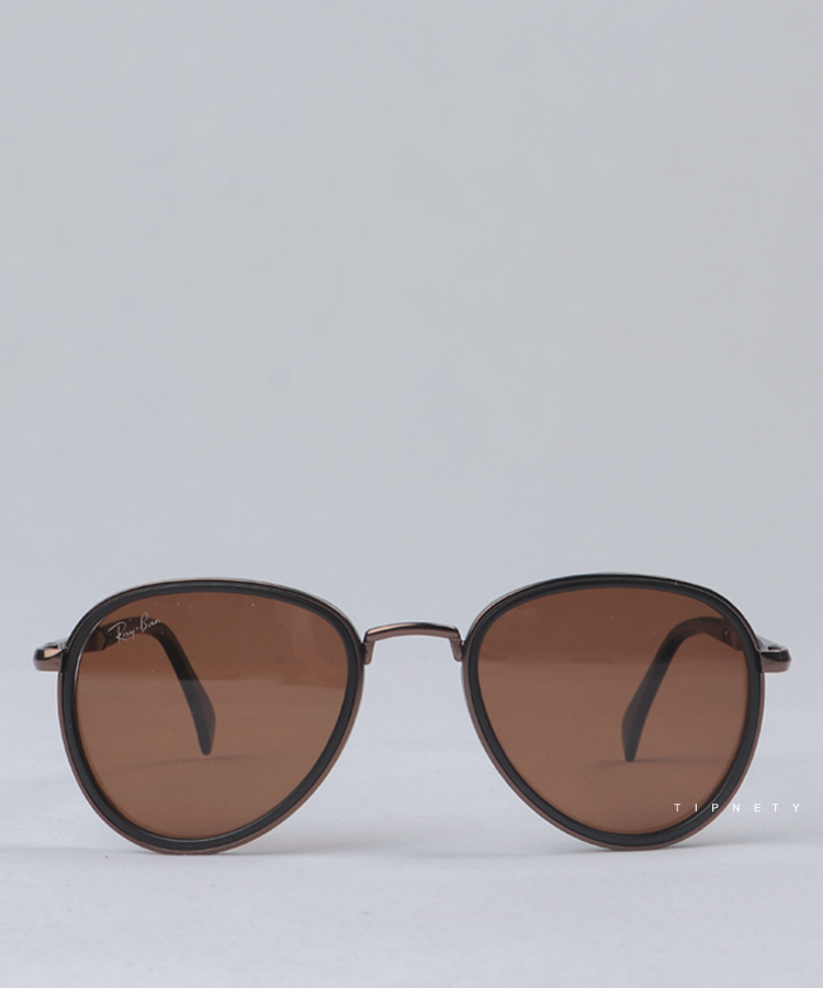         قهوه ای عینک آفتابی 8056  - تصویر 3