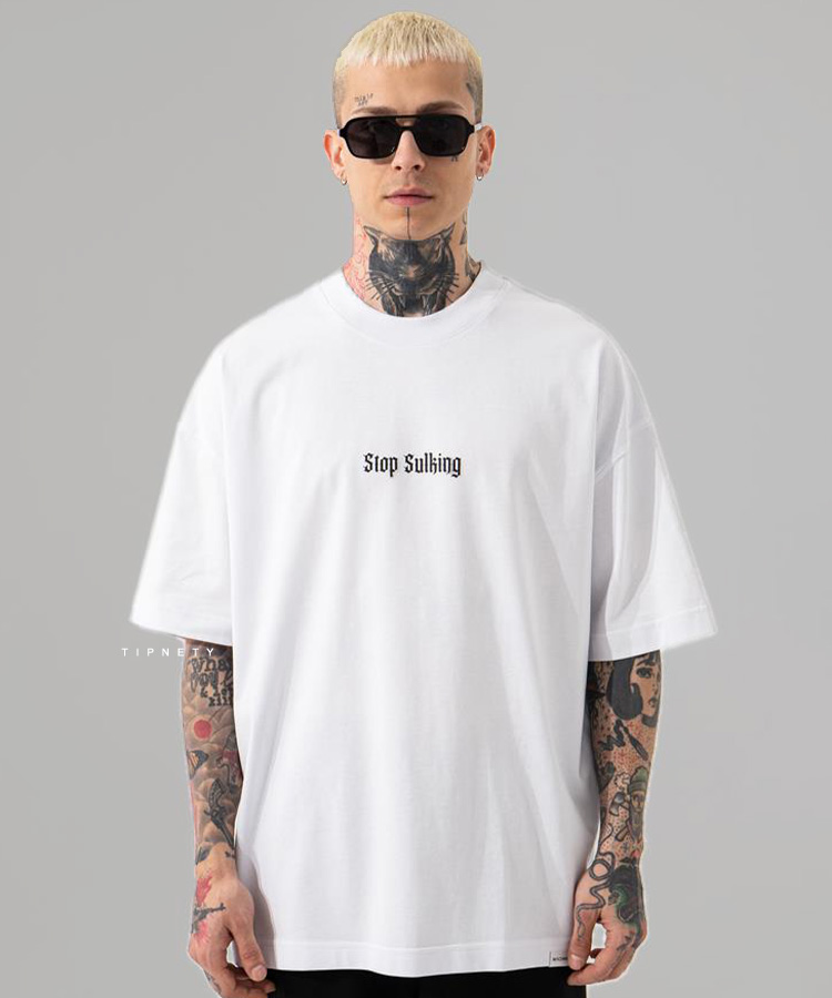                                                                                                               مشکی سفید تیشرت لش 1805  - تصویر 6