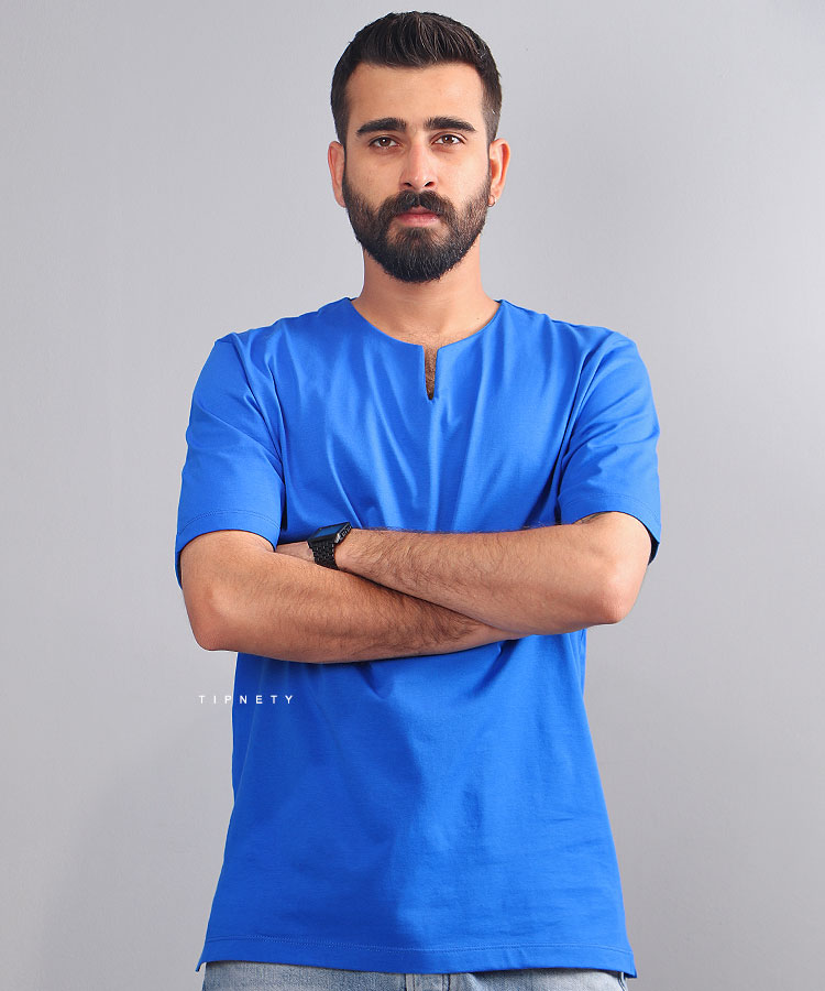                                                                                                                                                                                                                                                                                                                                                                                                                                                           مشکی کاربنی سبز پسته ای سفید سورمه ای طوسی صدری آبی چرک تیشرت کوبایی 1188  - تصویر 2