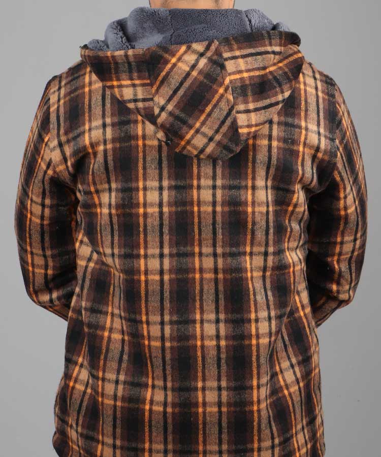                     قهوه ای زمستانه کاپشن 1325  - تصویر 3