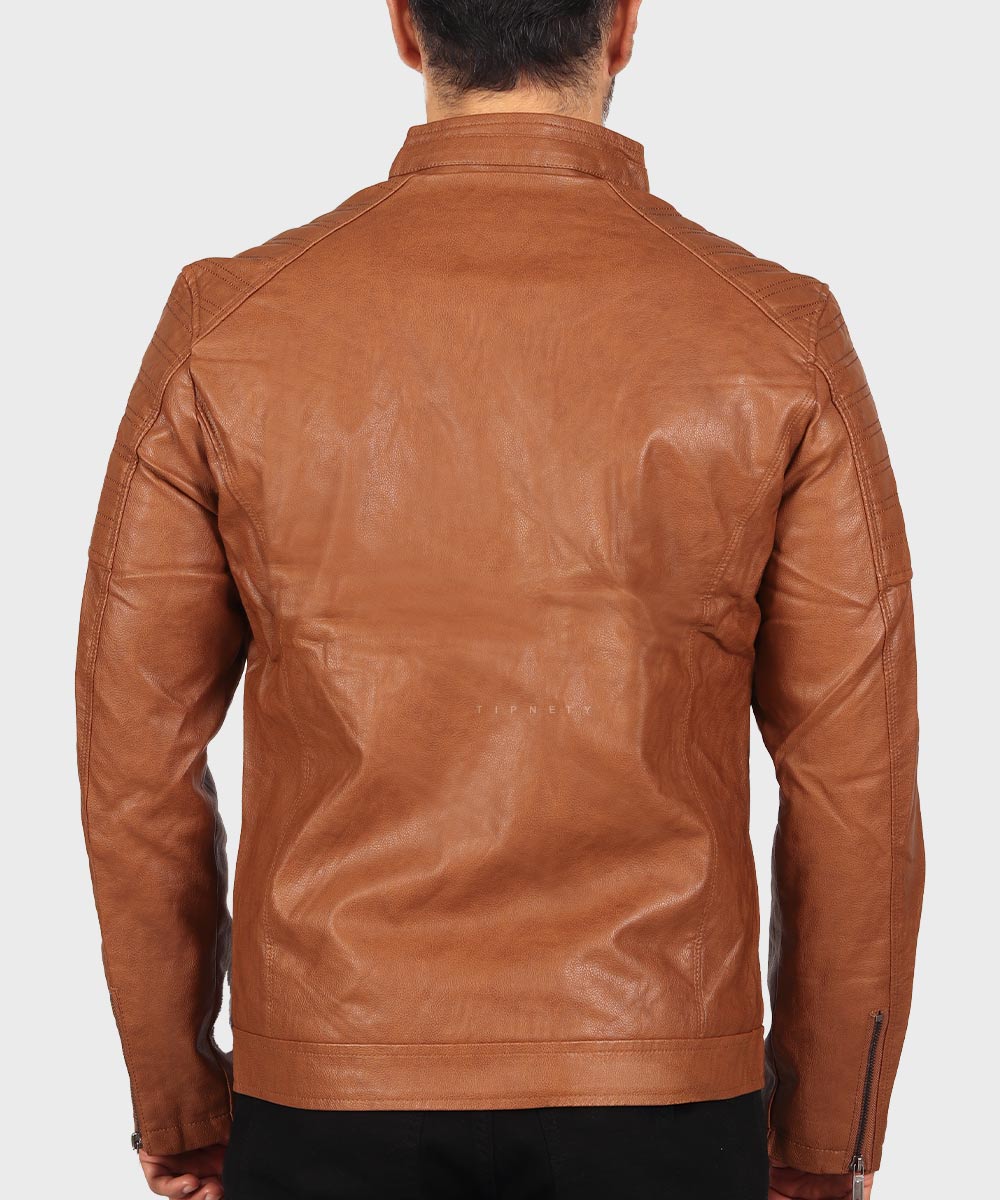                         عسلی خاکی مشکی زمستانه کت چرم 8822  - تصویر 22