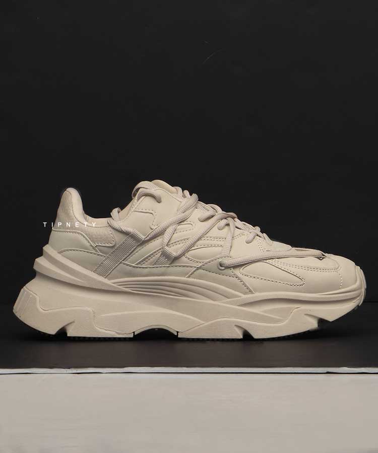 کفش کتونی چانکی کرم برند برشکا 7301