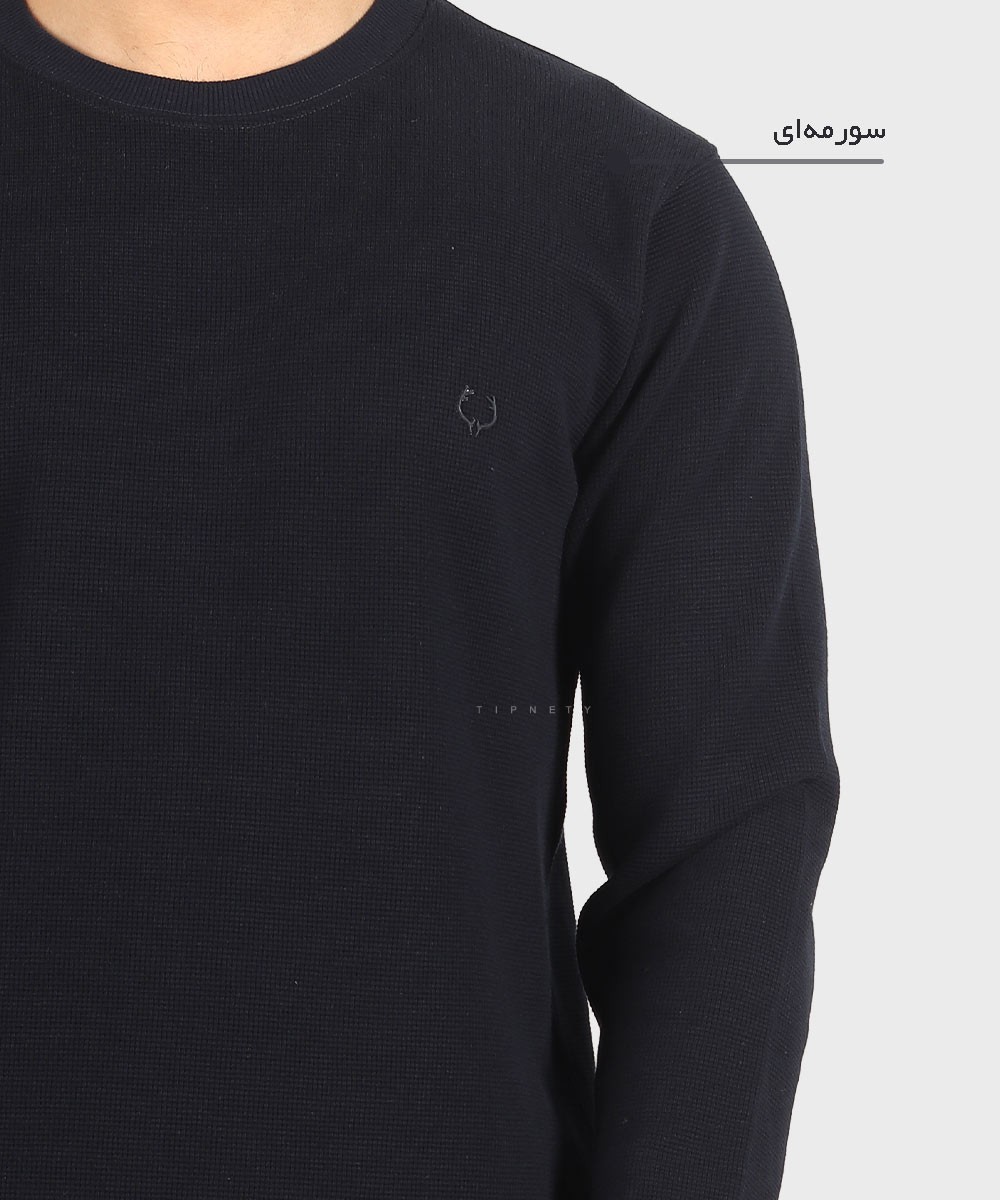           سورمه ای خاکی سبز شکلاتی پاییزه تیشرت 4416  - تصویر 5