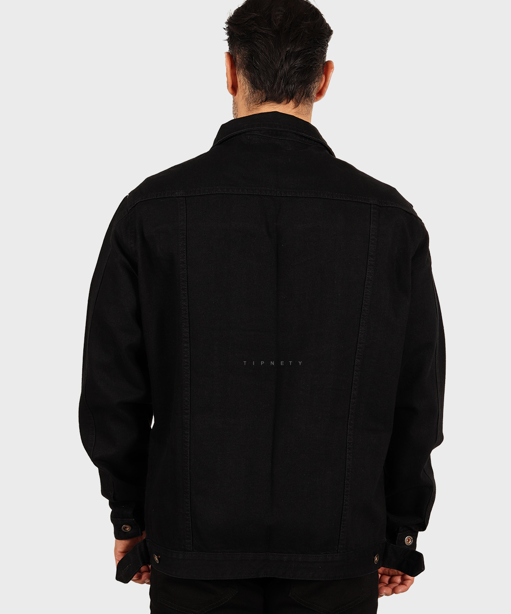         مشکی زمستانه کت جین 0261  - تصویر 5