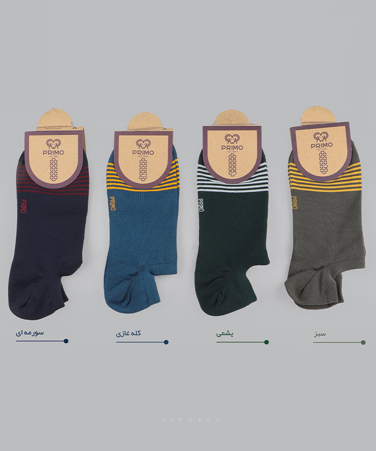                                                                                                                                                                                                     خردلی ذغالی ملانژ سورمه ای زرشکی کله غازی طوسی یشمی مشکی تک آجری سبز سفید جوراب مچی 9408  - تصویر 4