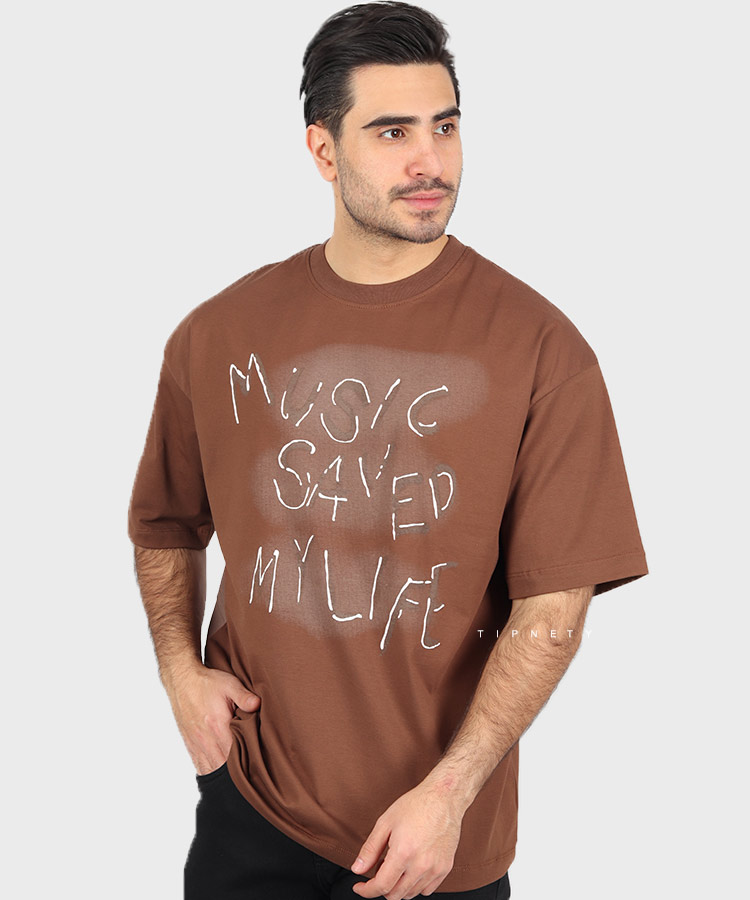       شکلاتی مشکی تیشرت لش 1610  - تصویر 3