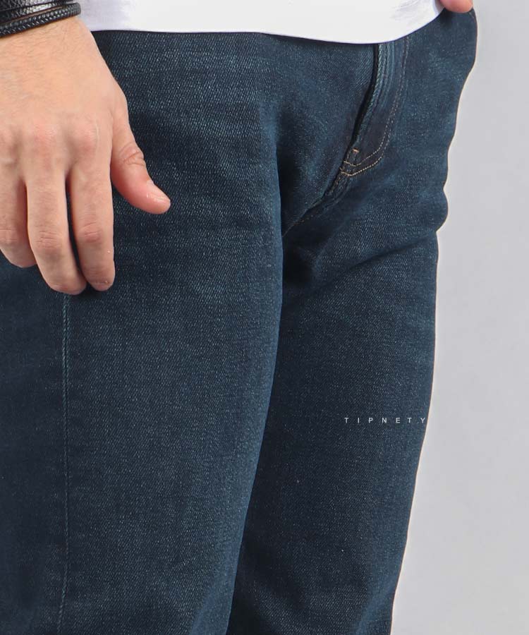                                 سورمه ای شلوار جین اسلیم 6177  - تصویر 3