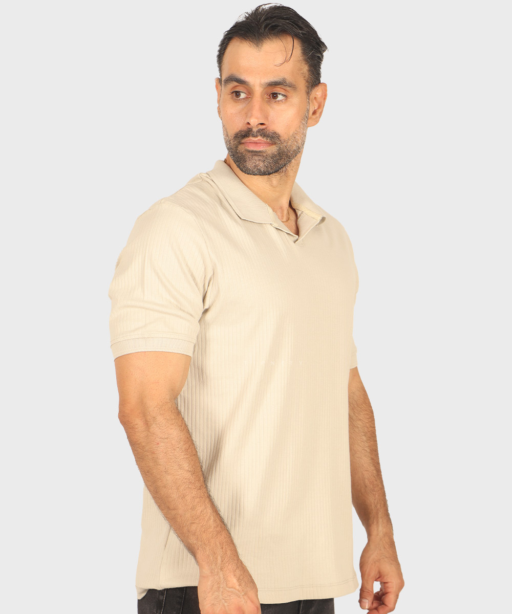                                     سورمه ای صدری آجری آبی روشن مشکی خاکی یشمی کرم تیشرت یقه دار 1756  - تصویر 5