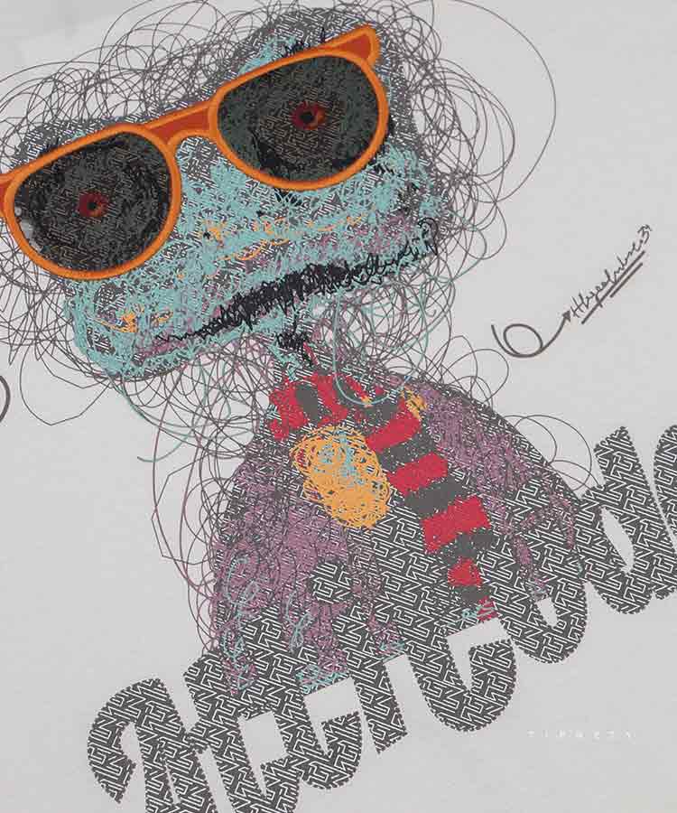                                                             مشکی شیری تیشرت لش 1606  - تصویر 7