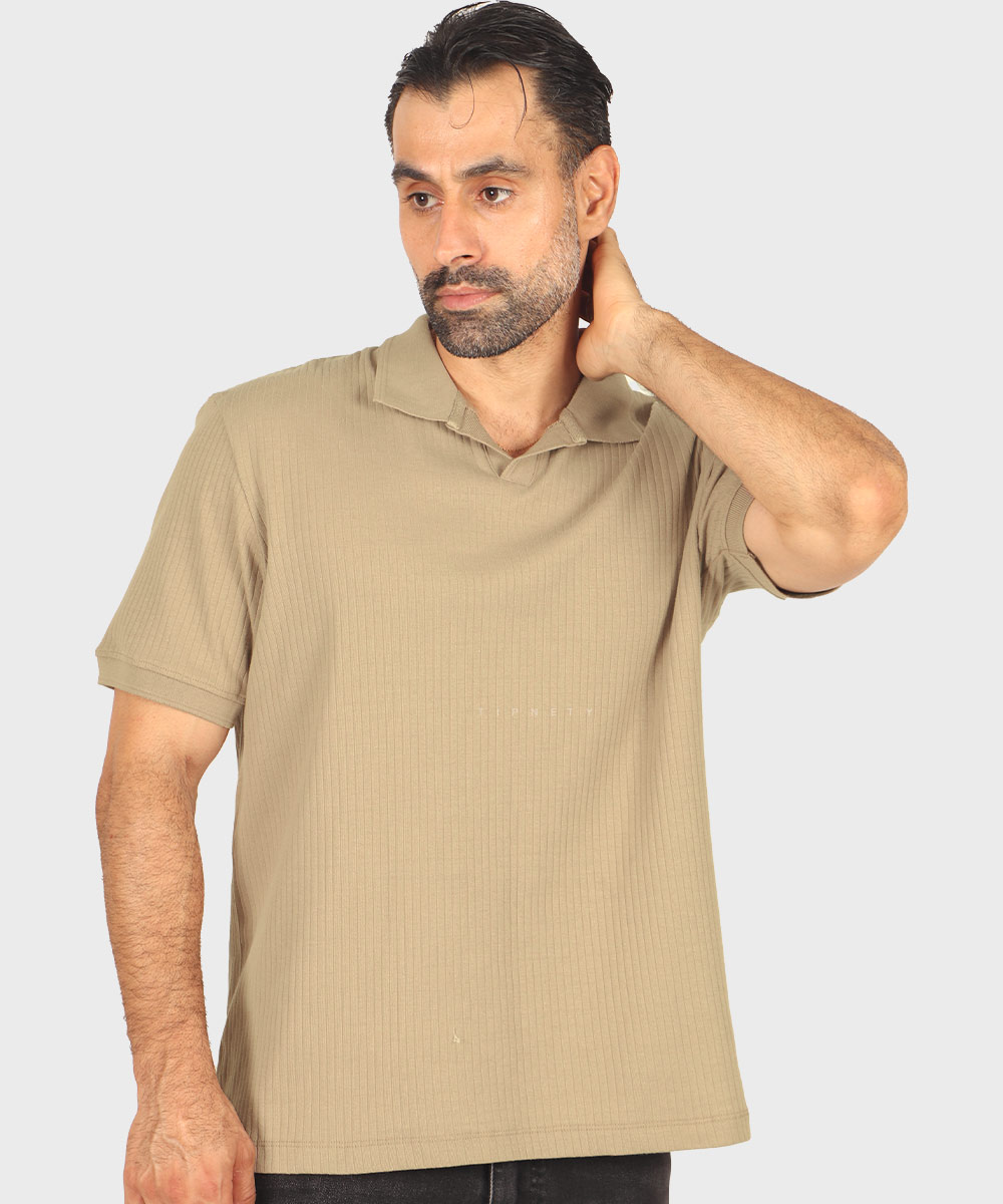                                     سورمه ای صدری آجری آبی روشن مشکی خاکی یشمی کرم تیشرت یقه دار 1756  - تصویر 30