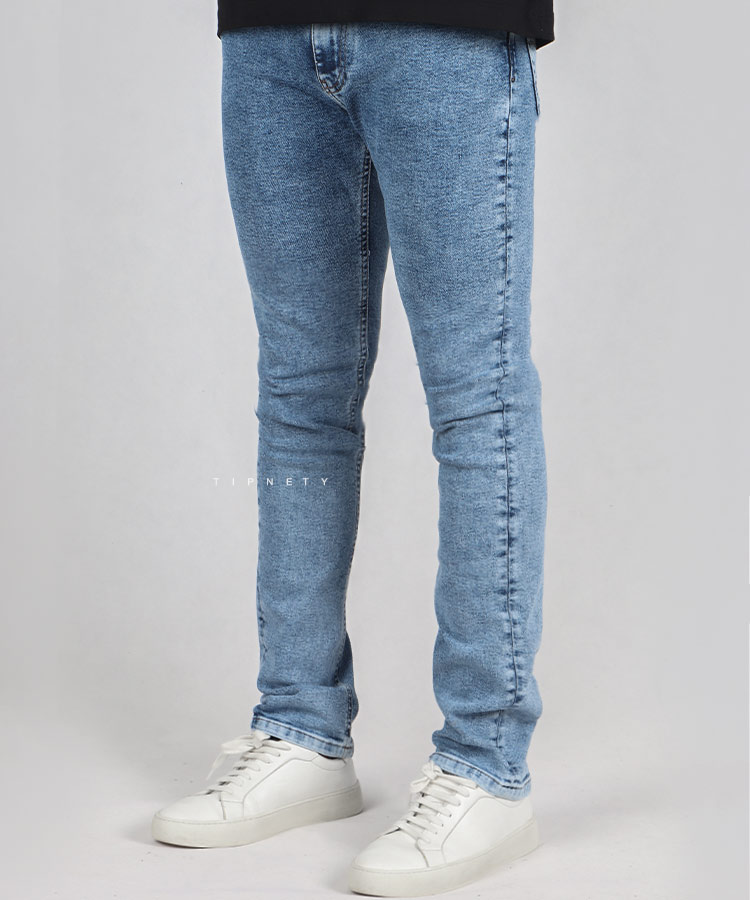 شلوار جین اسلیم مردانه ساده 3805