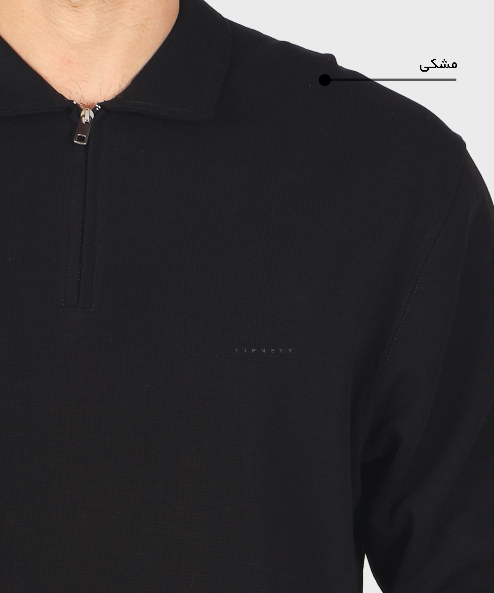                                           کرم نوک مدادی مشکی شیری خاکی صدری پاییزه تیشرت 4221  - تصویر 8