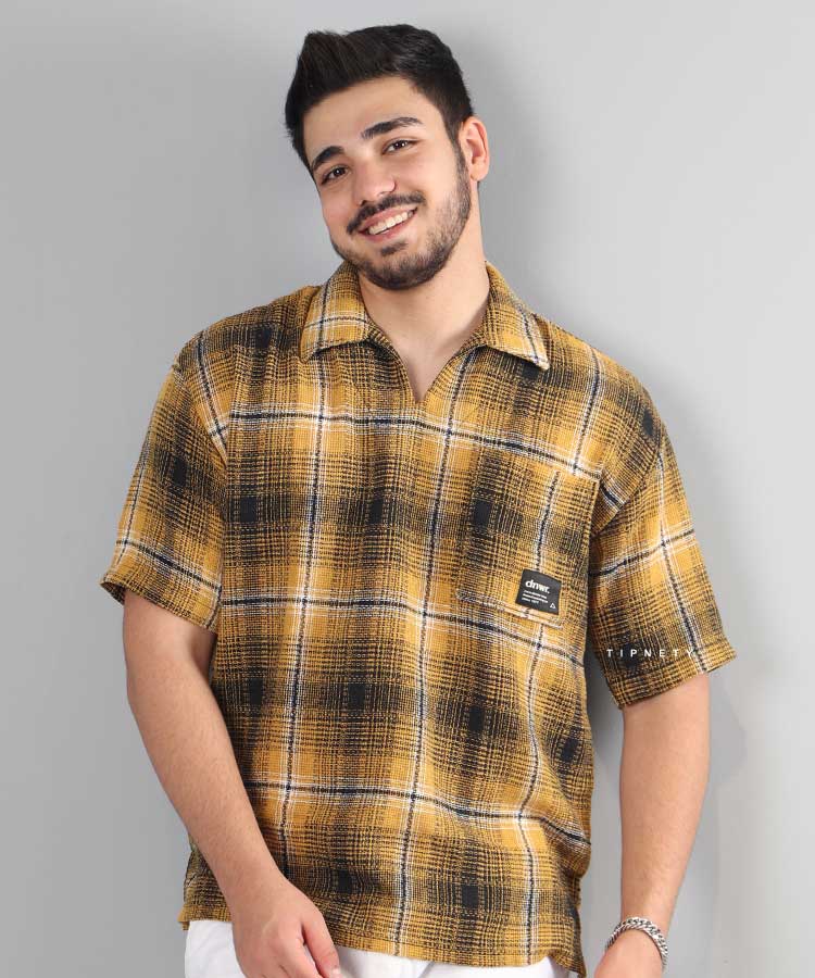                                                       سبز صورتی قهوه ای زرد تیشرت لش 0764  - تصویر 6