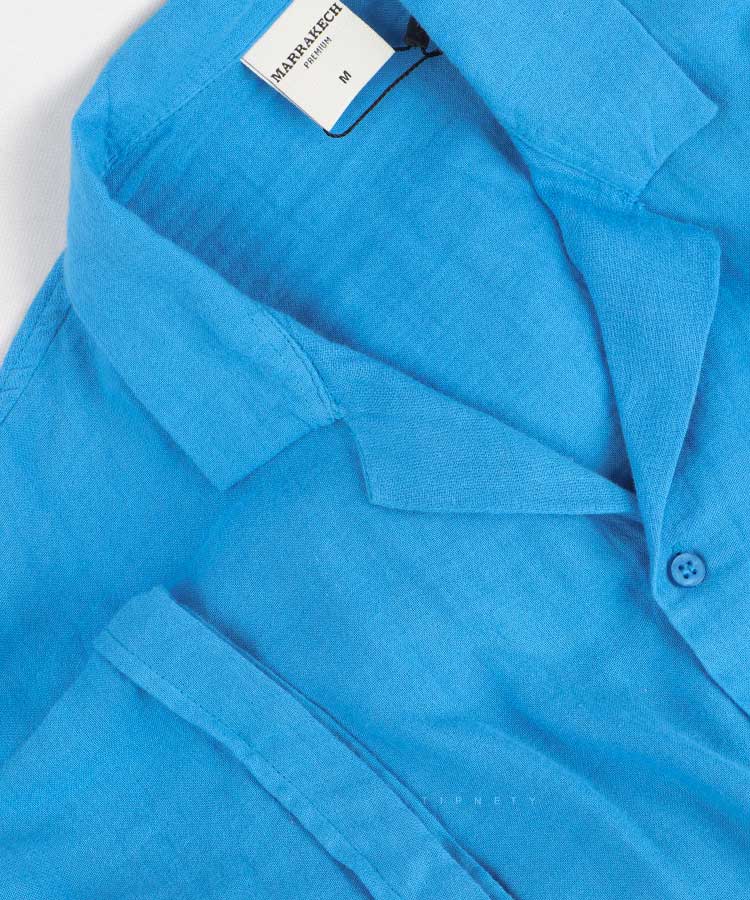 پیراهن یقه انگلیسی مردانه برند مراکش 1651