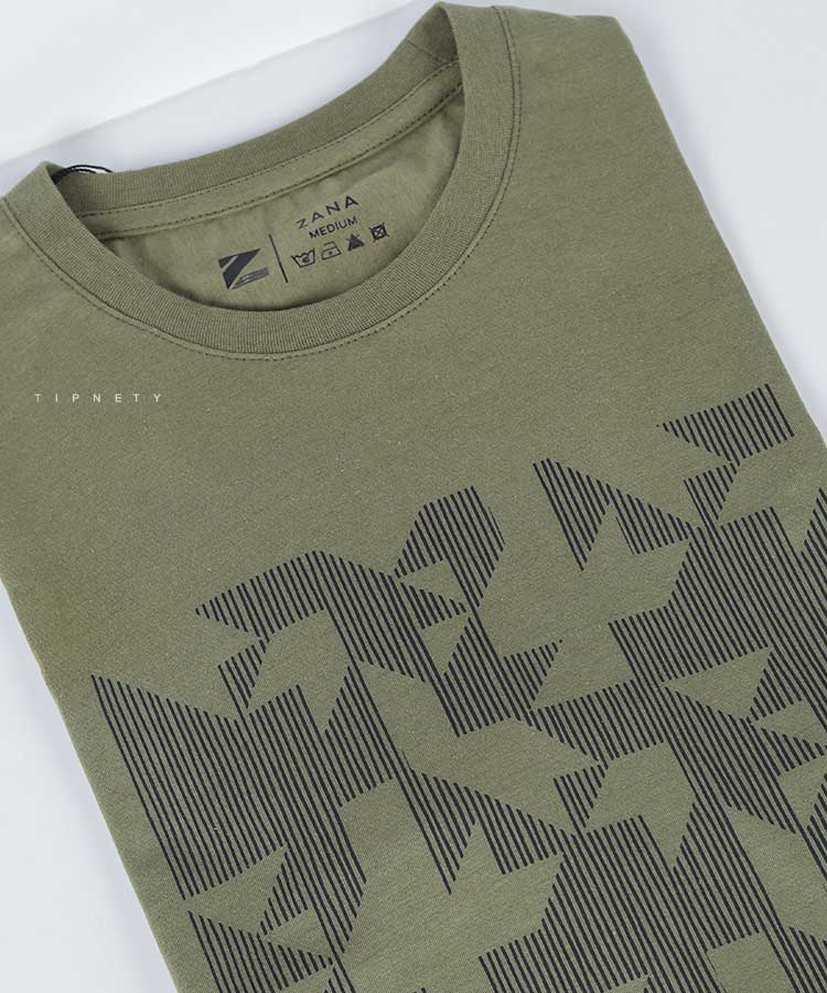 تیشرت طرح دار مردانه 1095