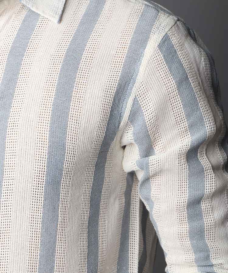 پیراهن مردانه آستین بلند کنفی 5193