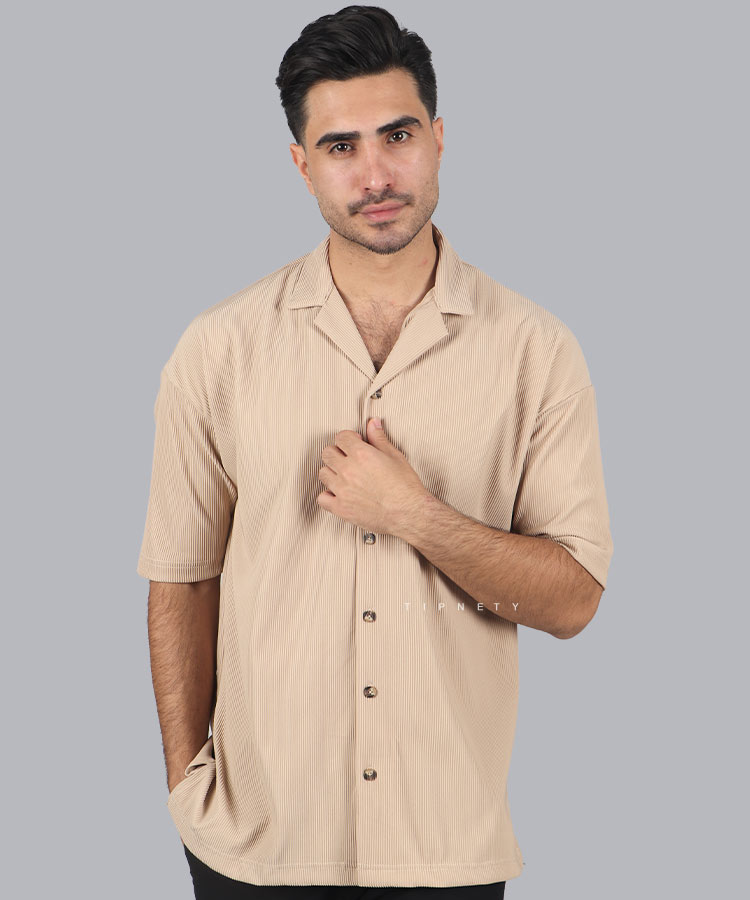                                                                                                                         مشکی کرم کله غازی سفید پیراهن یقه انگلیسی 1338  - تصویر 5