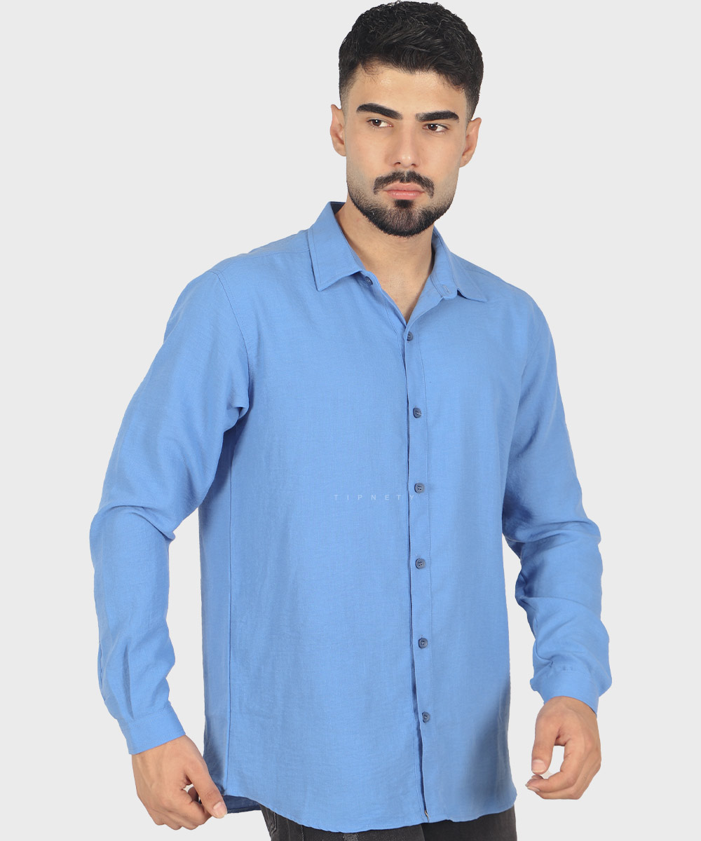                                           آبی خاکی قهوه ای شیری سبز مشکی پیراهن لش 4409  - تصویر 20