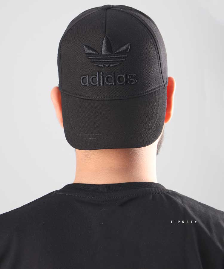 کلاه کپ کتان مشکی آدیداس 2128