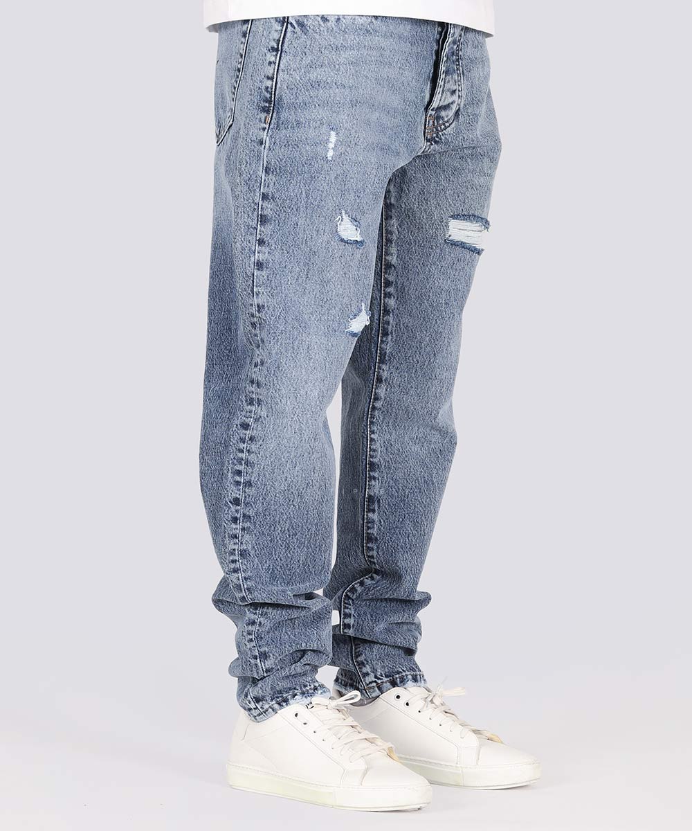         آبی شلوار جین مام فیت 4921  - تصویر 4