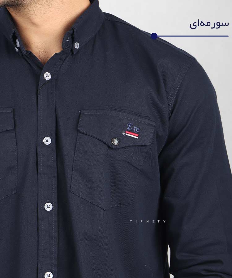                                                                                                         خاکی لجنی سفید مشکی حنایی سورمه ای آجری نوک مدادی قرمز خردلی پاییزه پیراهن 0584  - تصویر 7