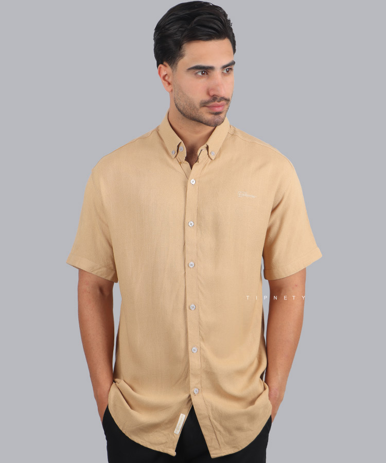 پیراهن مردانه کنفی آستین کوتاه 0580