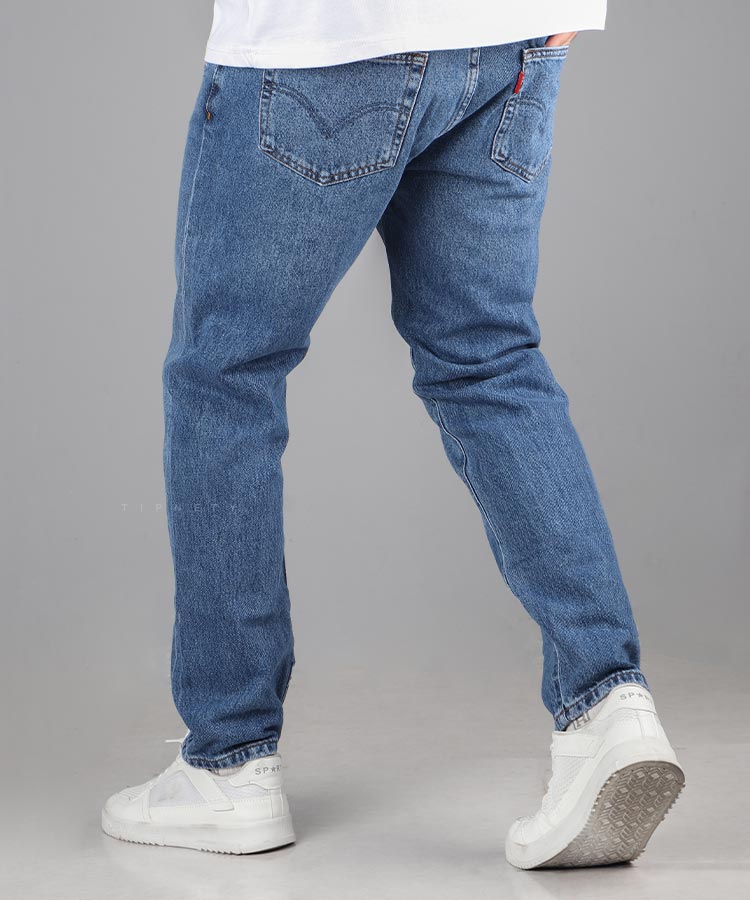 شلوار جین مام استایل مردانه زخمی 5027