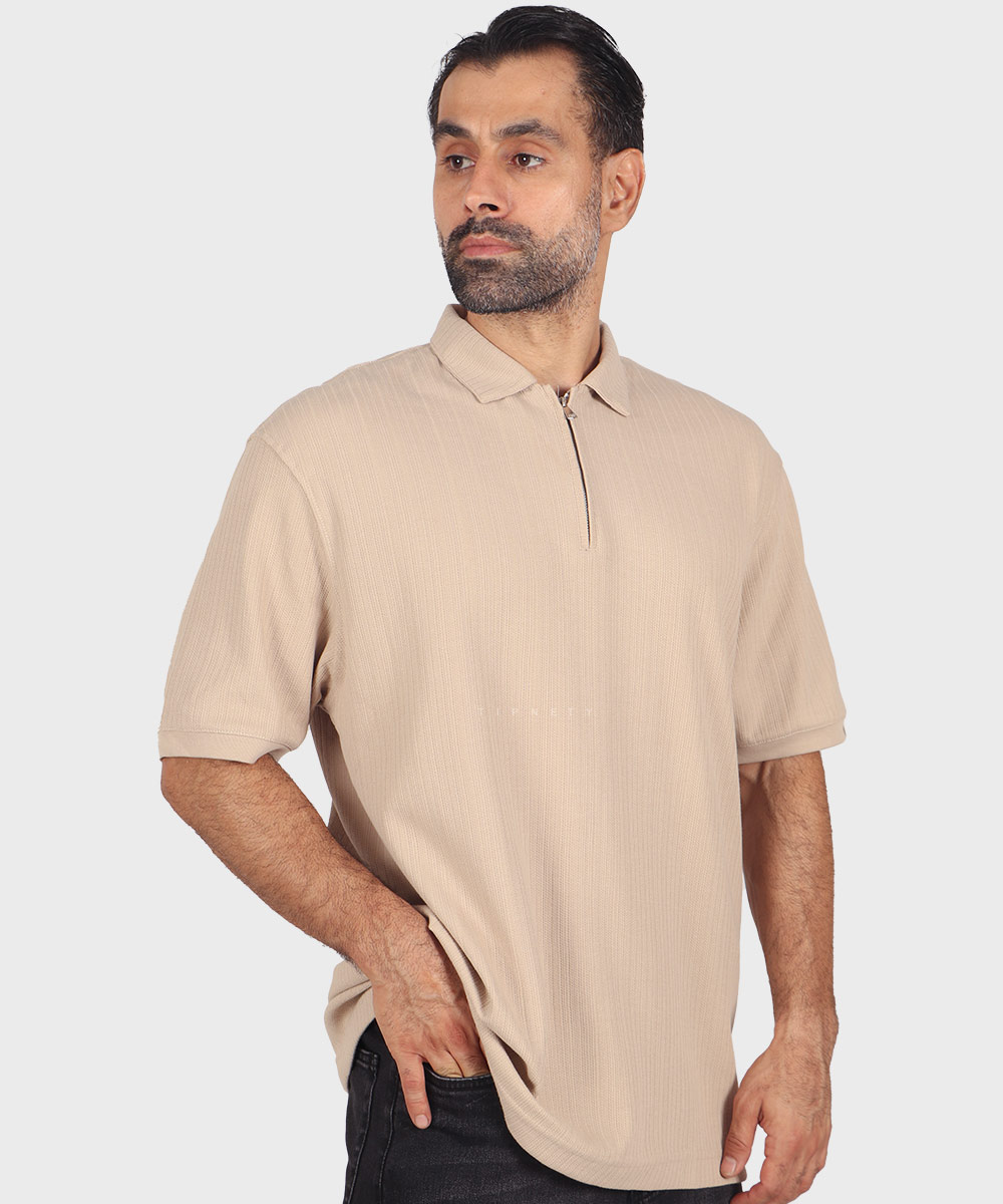             صدری مشکی کرم سورمه ای شیری تیشرت یقه دار 4208  - تصویر 5