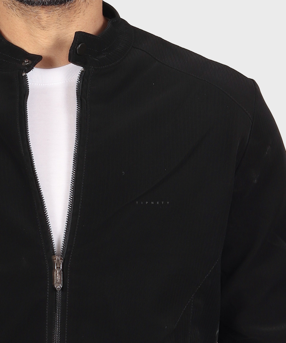                         قهوه ای مشکی زمستانه کت چرم 2423  - تصویر 3