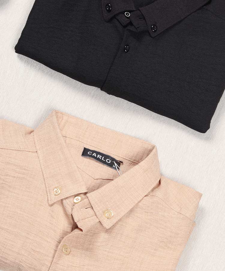                                                                         مشکی لجنی آبی تیره طوسی تیره شتری نسکافه ای سبز کرم سفید نفتی یشمی خاکی پیراهن آستین کوتاه فیت 0132  - تصویر 17